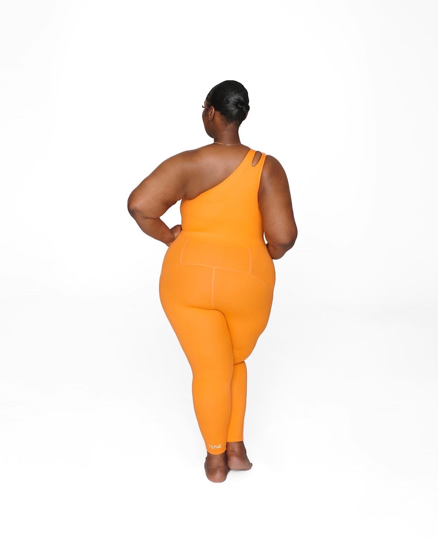 Neon Orange Electric Mesh Bodysuit - ShopperBoard